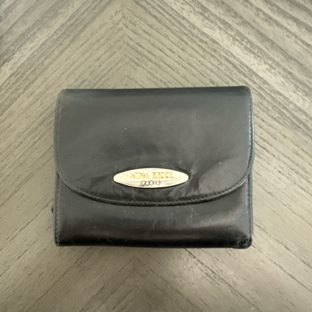 Nina Ricci Black Leather Accessory
